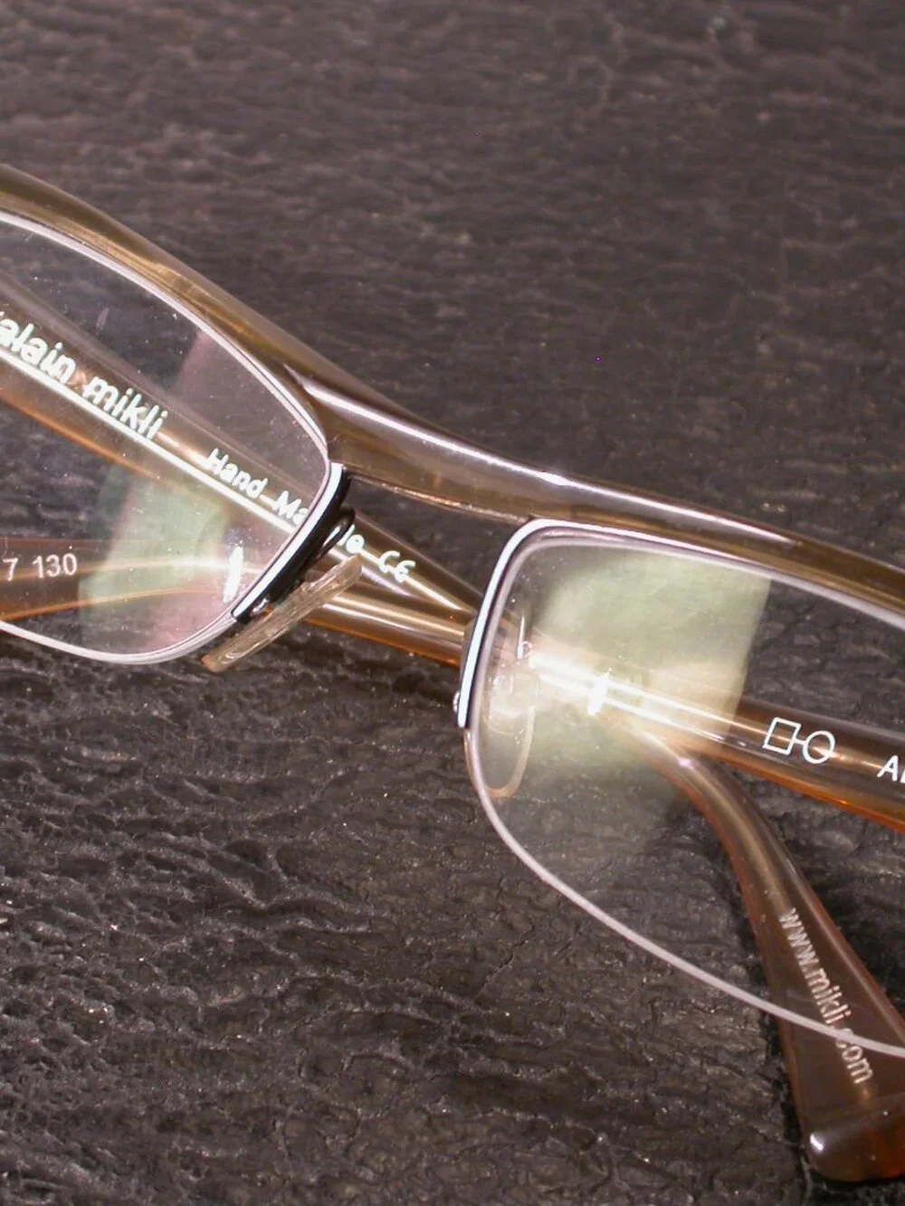 Alain Mikli Green Clear Stylish Eyeglasses Frames Hand Made